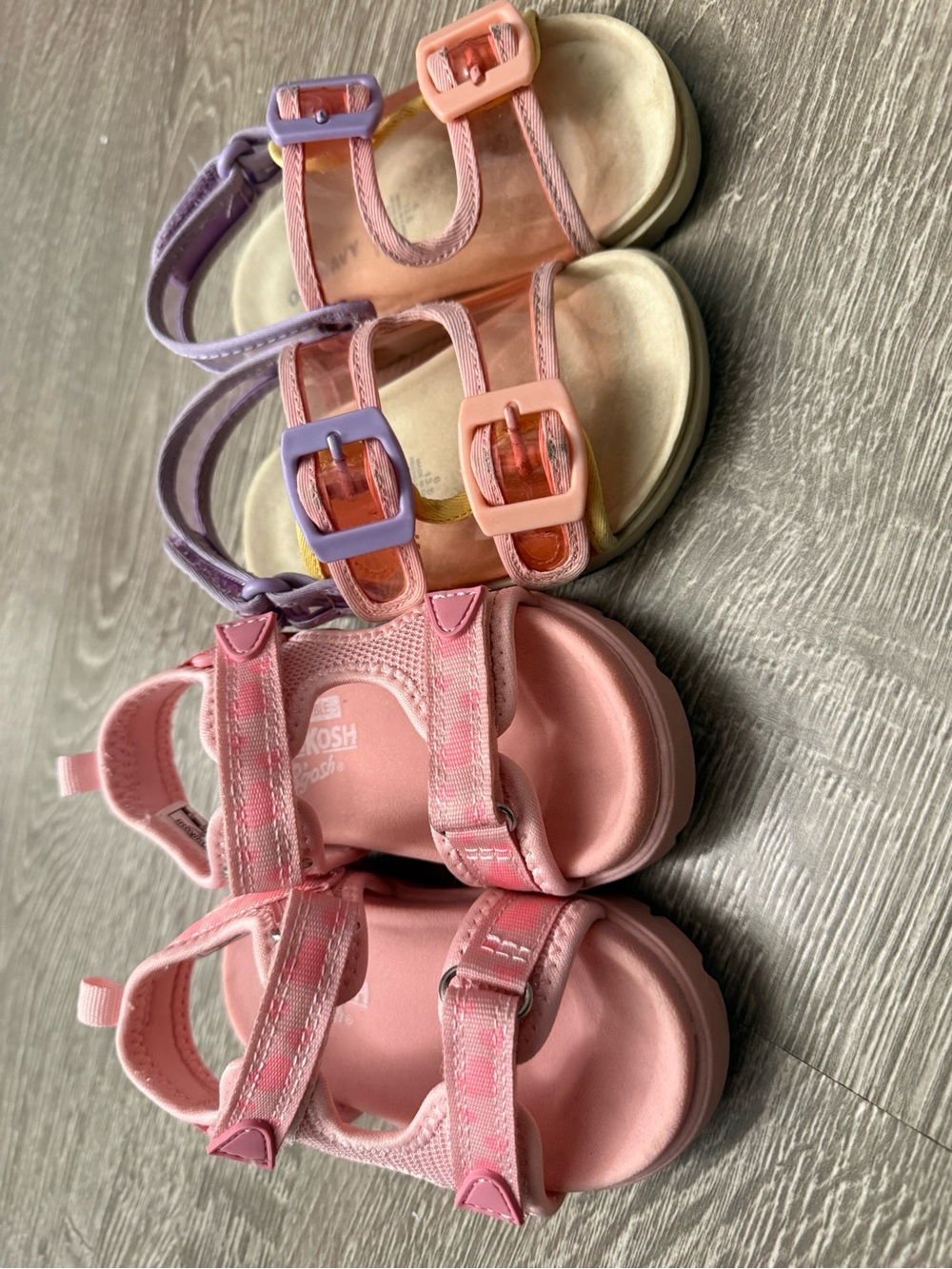OshKosh B'gosh and Old Navy Toddler Sandal Set 6